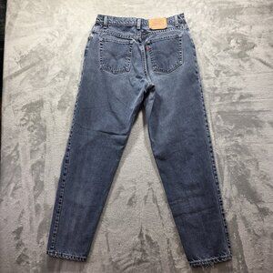 Vintage Levis Jeans Womens 14 Long (31x30) Blue 551 Loose Relaxed Tapered